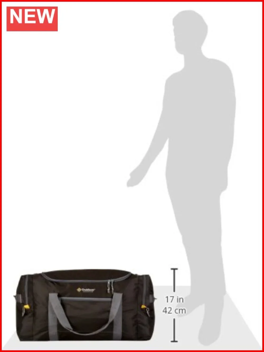 Large Duffel Bag, 110L, Polyester, Travel Gym Camping, Shoulder Strap, Zipper